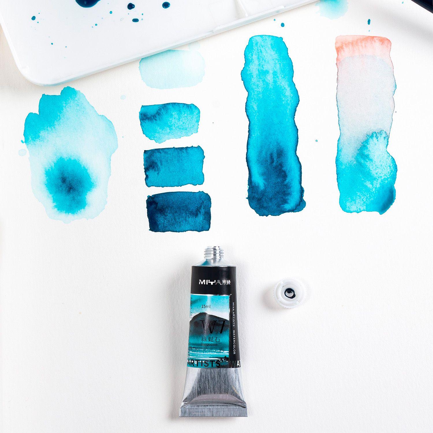 MIYA Set Tubos de Acuarela W7 de 5 ml 24 Colores-6