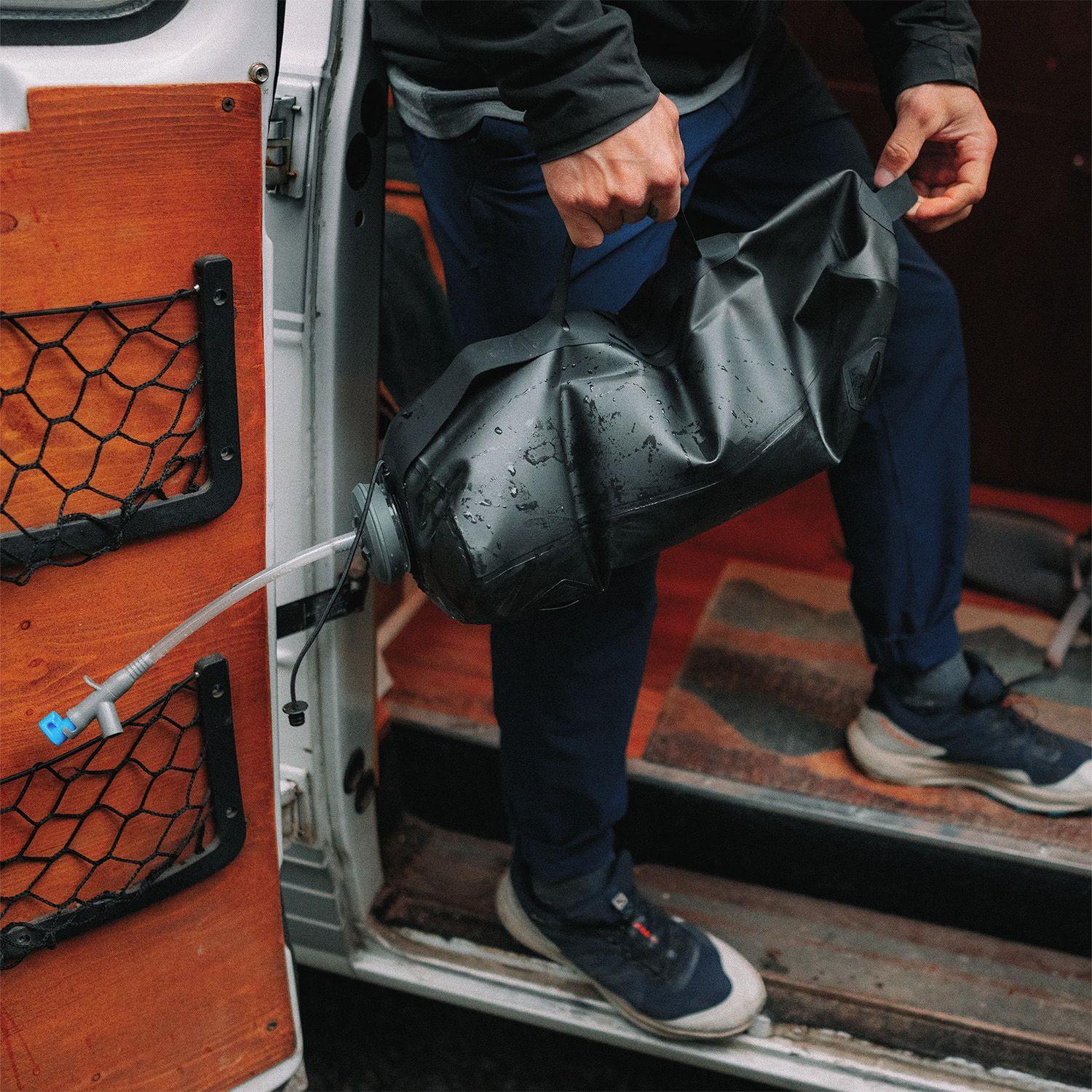 Botella Flexible Hydrapak Seeker 10 Litros Mammoth Grey-5