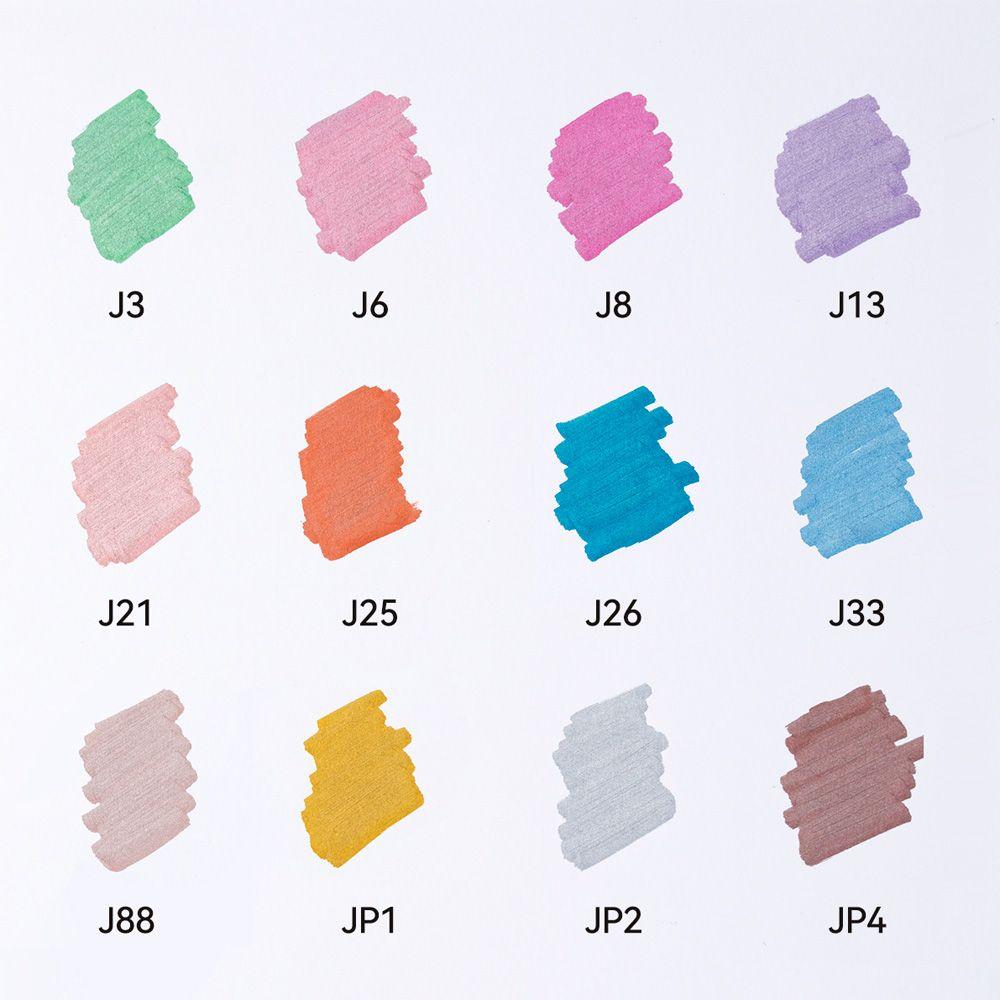ARRTX MARCADORES METÁLICOS DE PINTURA ACRÍLICA DE 12 COLORES-3