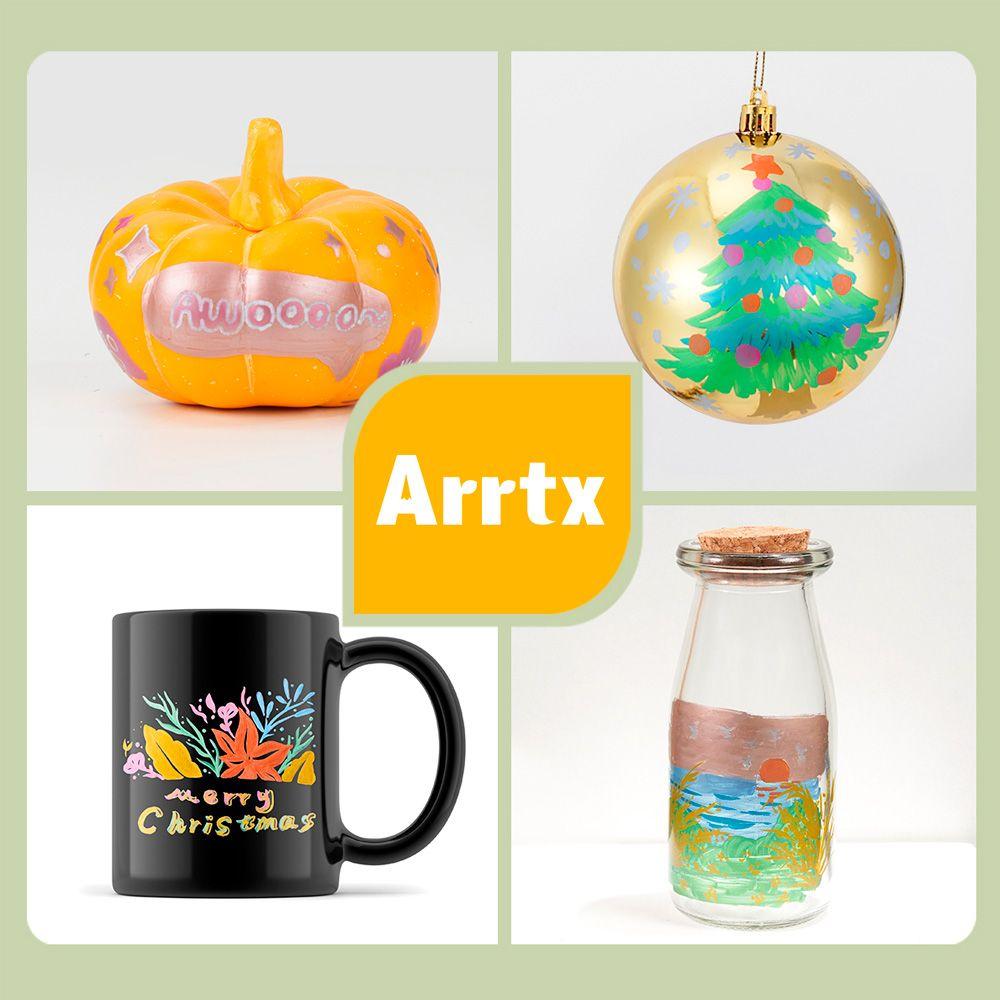 ARRTX MARCADORES METÁLICOS DE PINTURA ACRÍLICA DE 12 COLORES-5