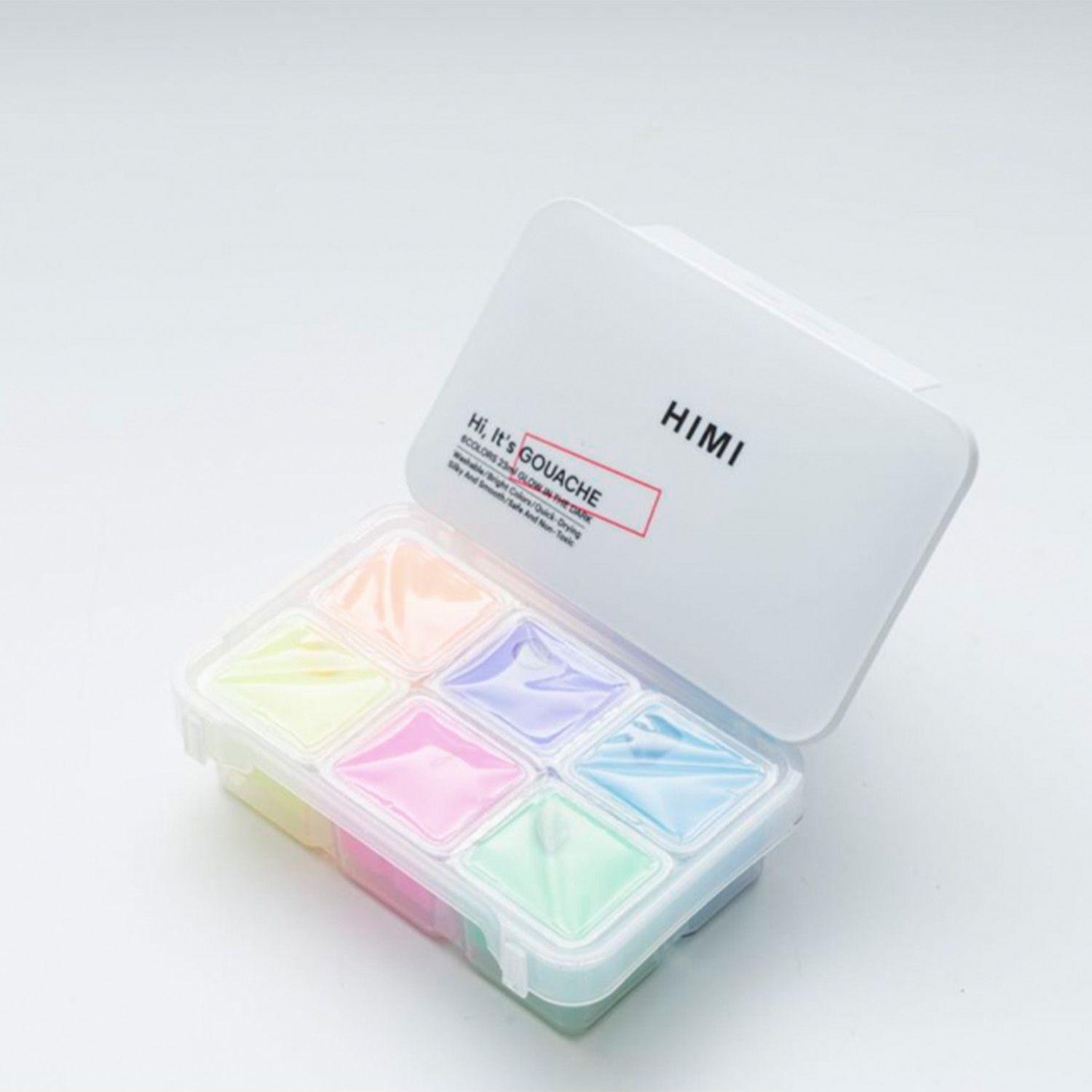 Set Himi gouache brillo en la oscuridad 6 colores 23ml-3