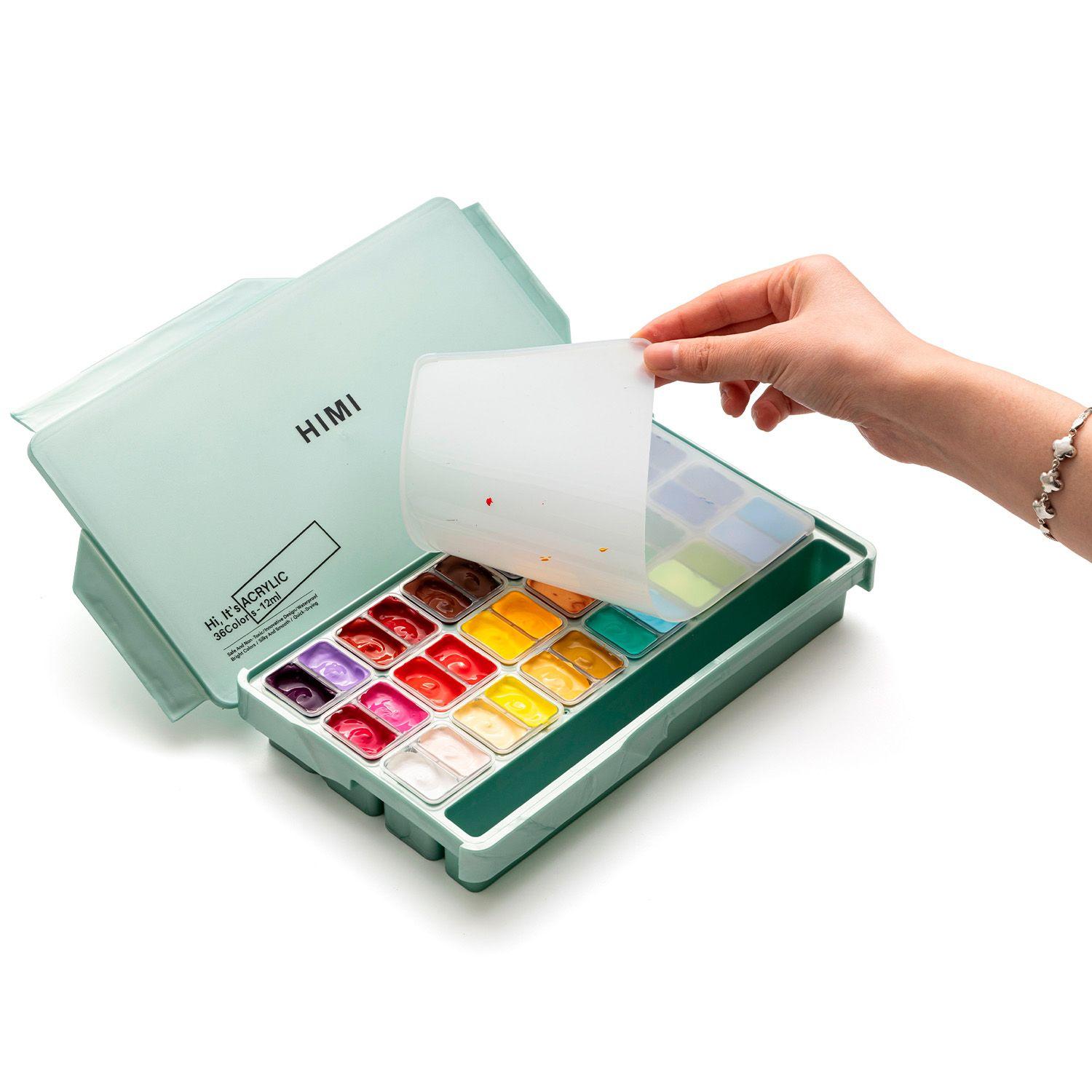 Himi Set Pintura Acrílica Twin Cup 12 ml 36 Colores-7