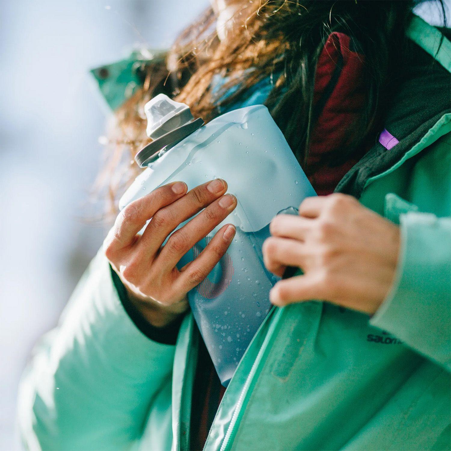 Botella de Hidratación Flexible Hydrapak Stow 1L Sutro Green-3