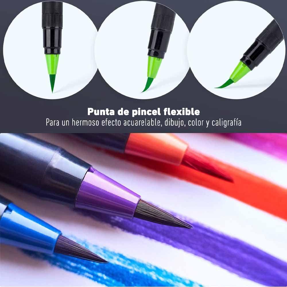 Ohuhu 24 Marcadores De Pincel Acuarelables-2