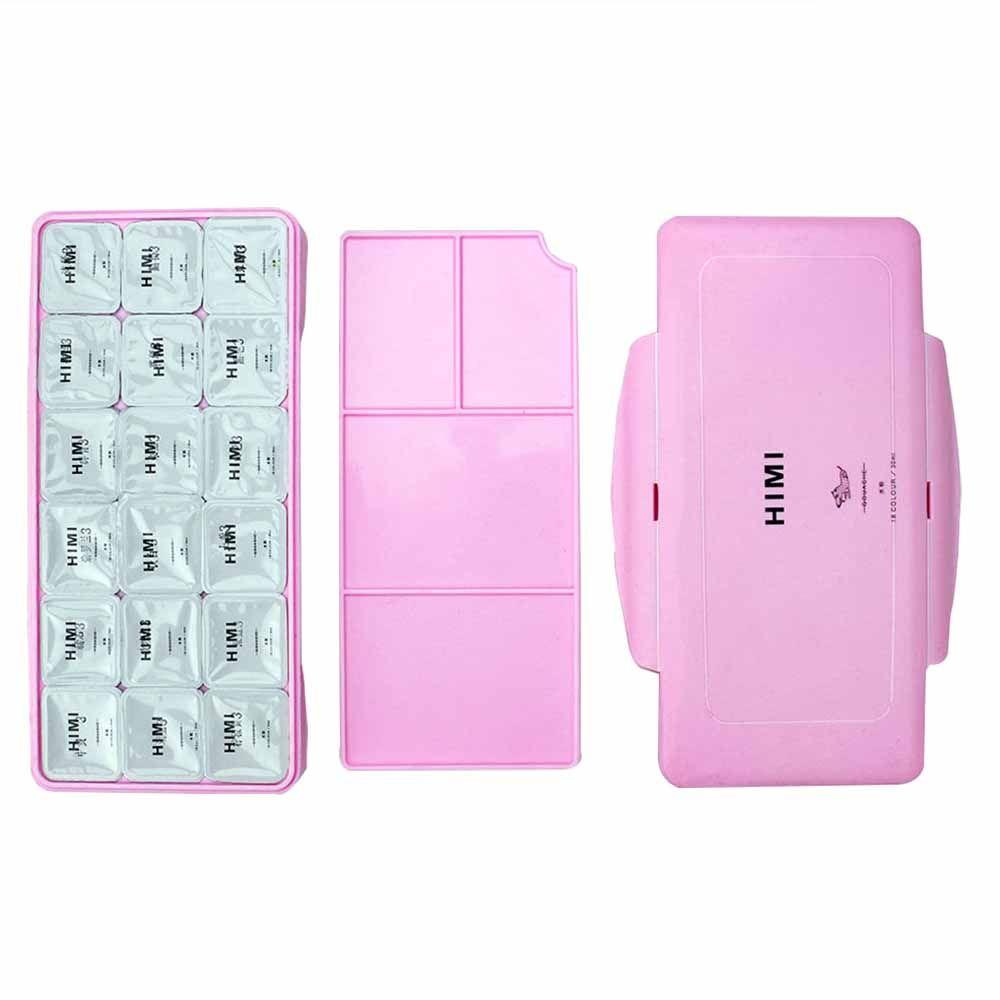 Set Miya gouache 18 colores / 30gr sin pinceles rosado-2