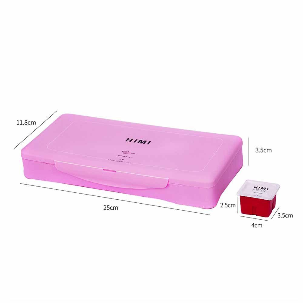 Set Miya gouache 18 colores / 30gr sin pinceles rosado-4