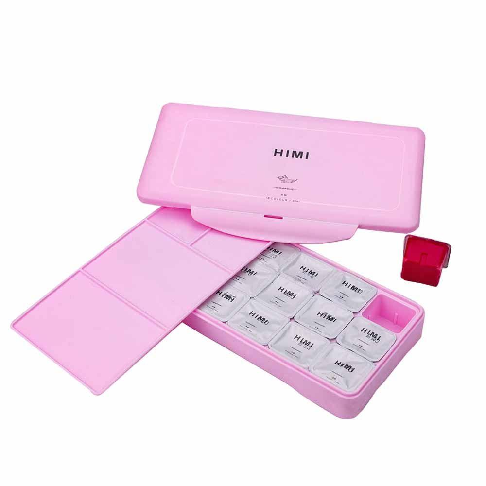 Set Miya gouache 18 colores / 30gr sin pinceles rosado-5