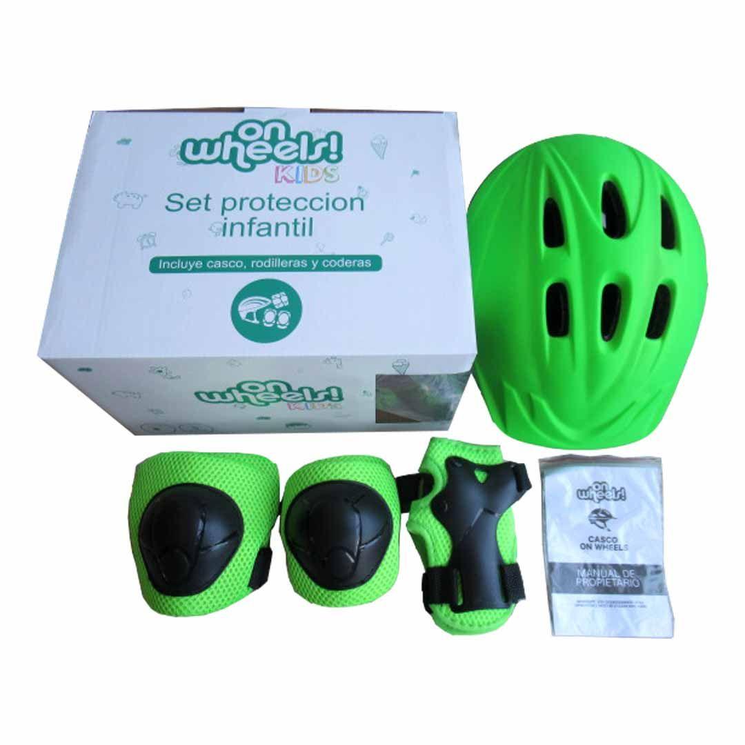 Set Casco Y Protecciones Infantil + 3 Años Onwheels-9