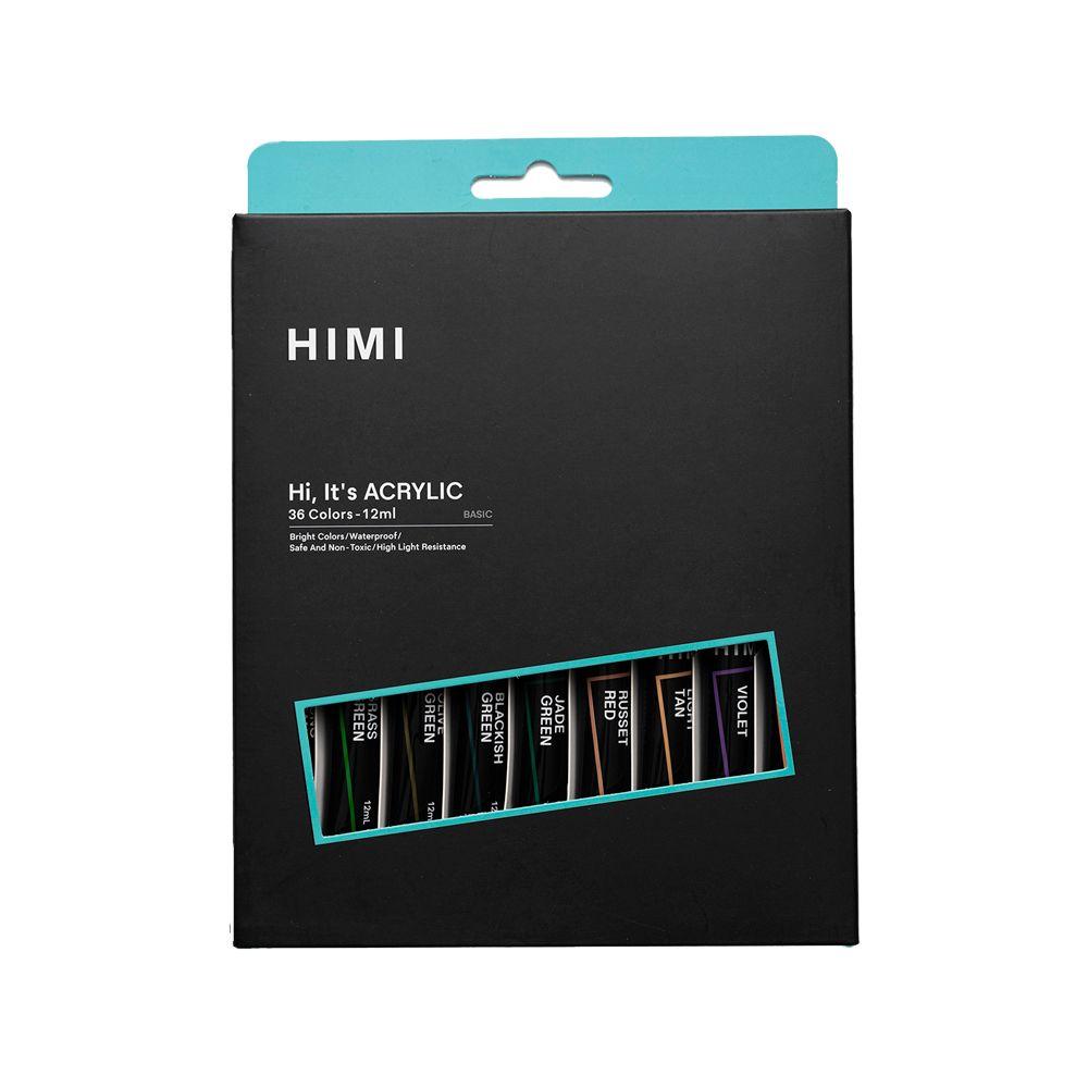 Set himi de tubo acrílico 12 ml - 36 colores-0
