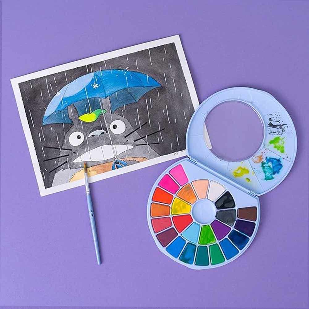 Himi- Miya Set Pintura Solida 24 Colores (estuche Azul)-2