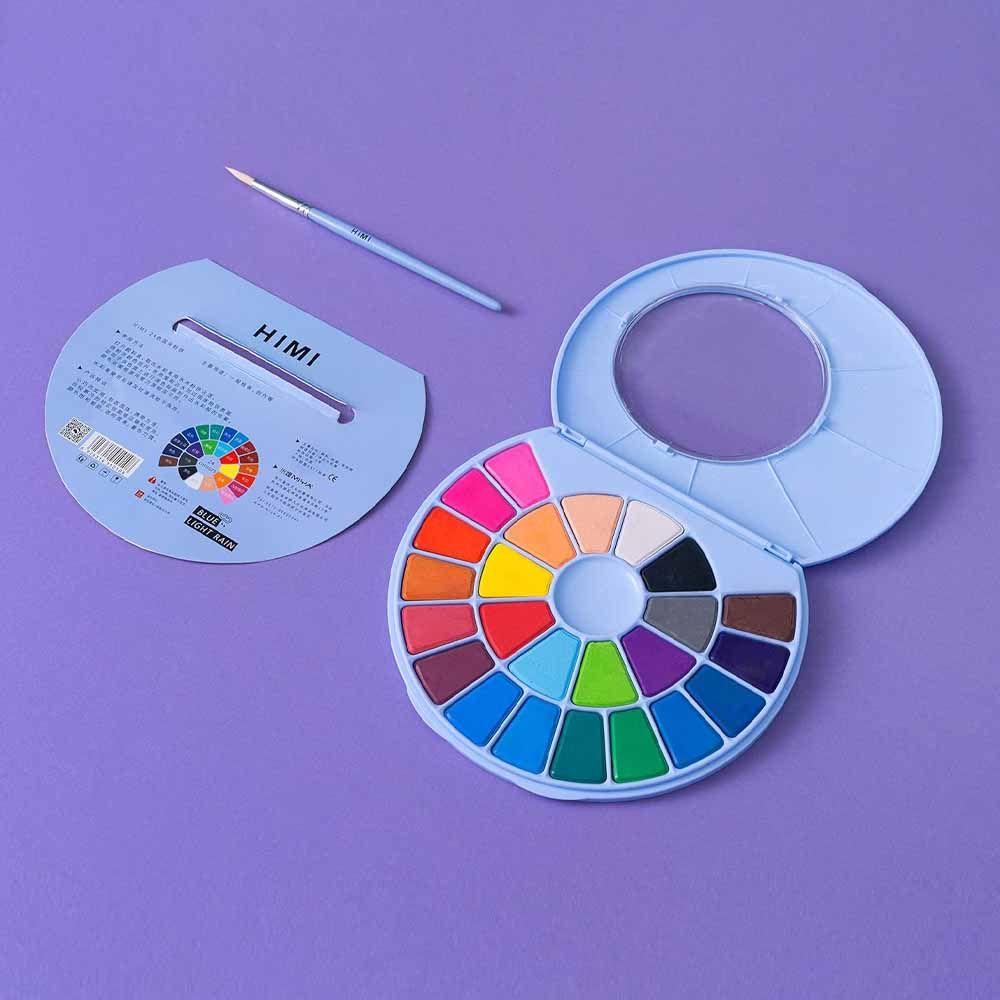 Himi- Miya Set Pintura Solida 24 Colores (estuche Azul)-3