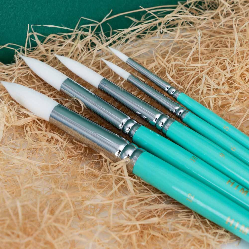 Himi - Miya Little Bird Set De 5 Pinceles Acuarela Verde-4