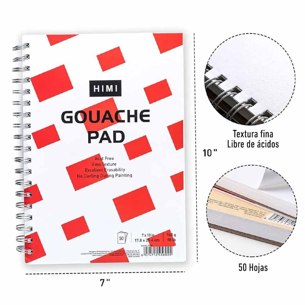 Block Himi - Miya  Gouachede 50 Páginas, 160 Grs-1