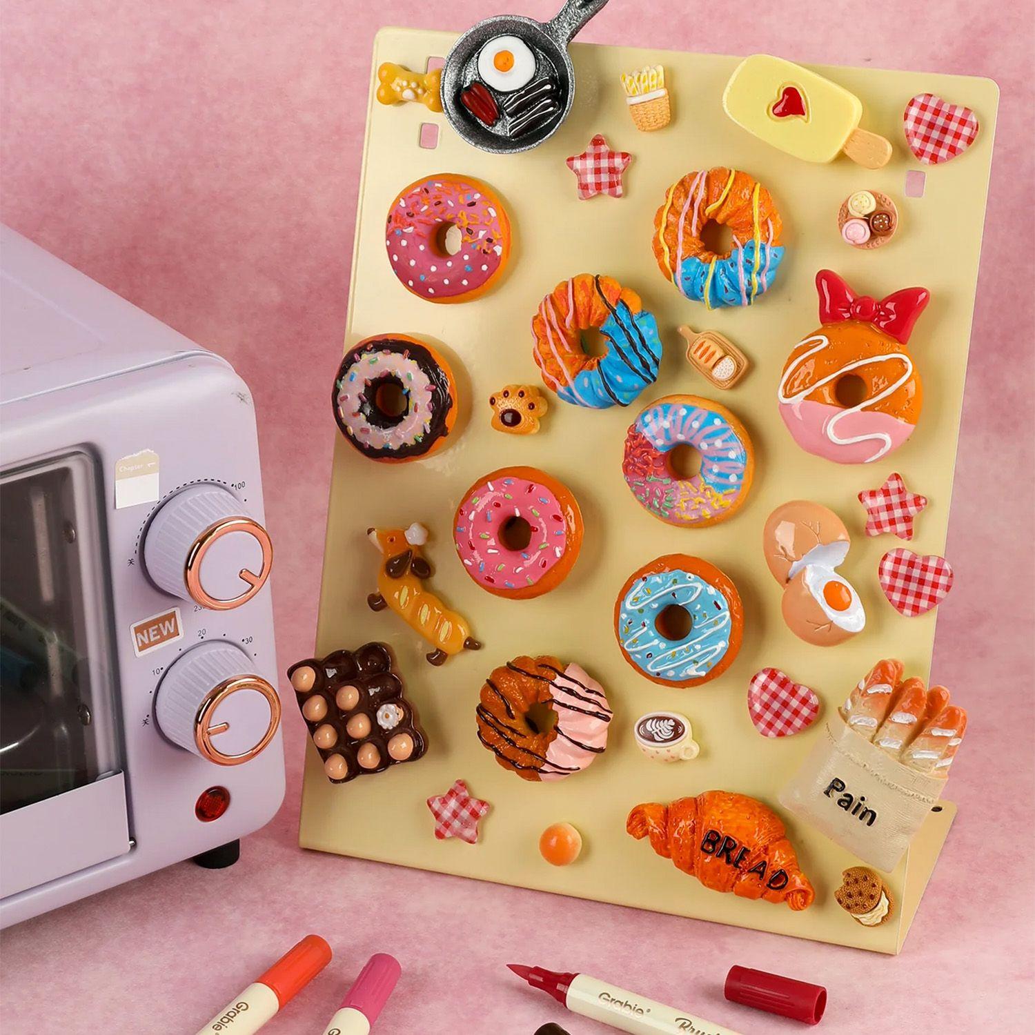 Grabie Kit de Imanes Resina 3D para Pintar "Delicia de Dona"-8