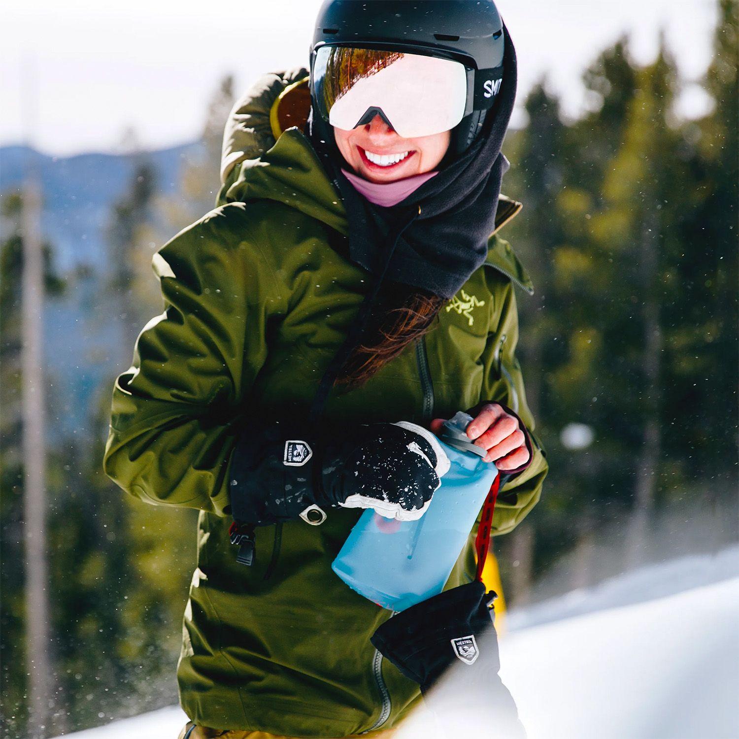 Botella de Hidratación Flexible Hydrapak Stow 1L Redwood-4