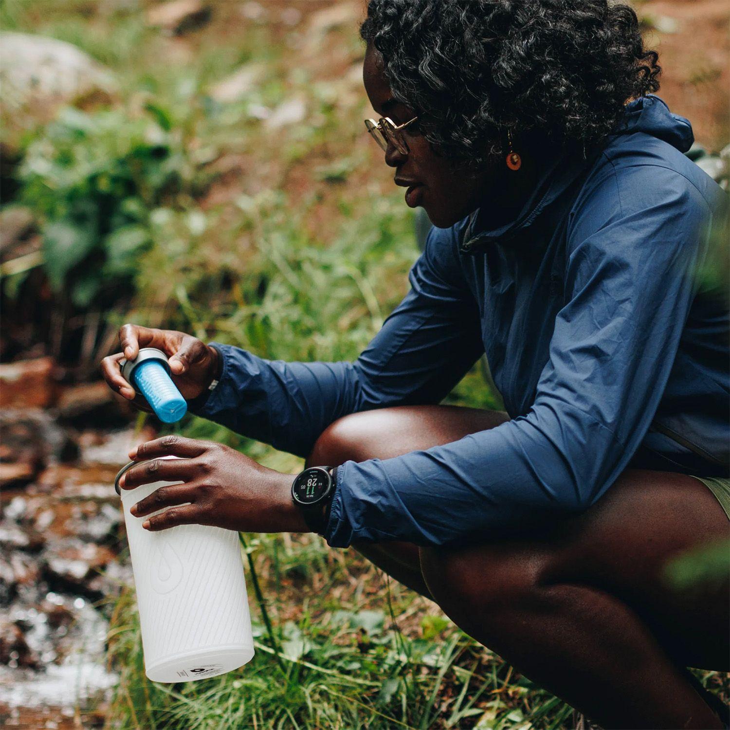 Botella Flexible Hydrapak Sistema de Filtrado 1,5L Clear-4