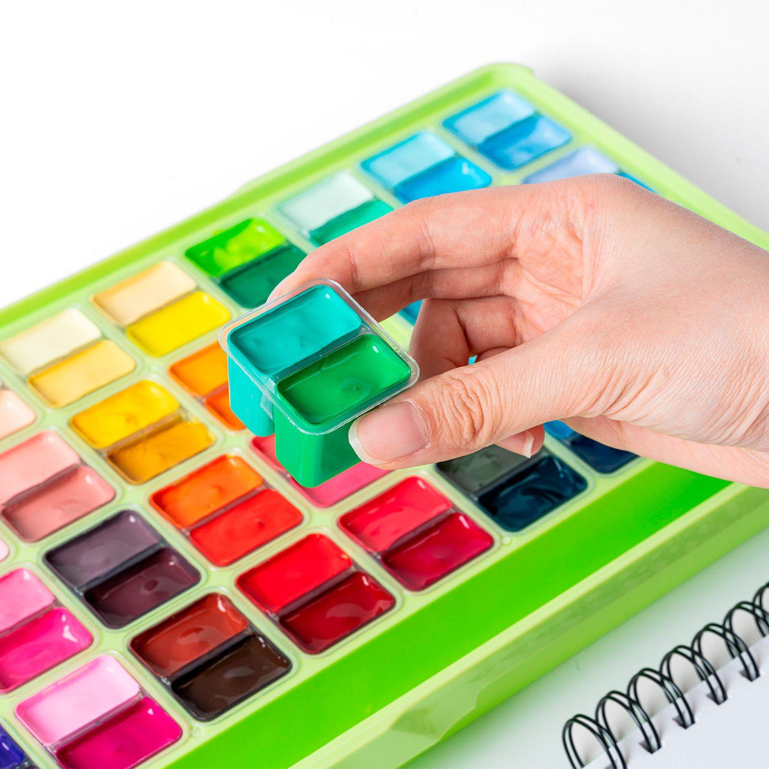 HIMI Set Gouache 72 Colores 12g con Maletín + 6 Accesorios-3