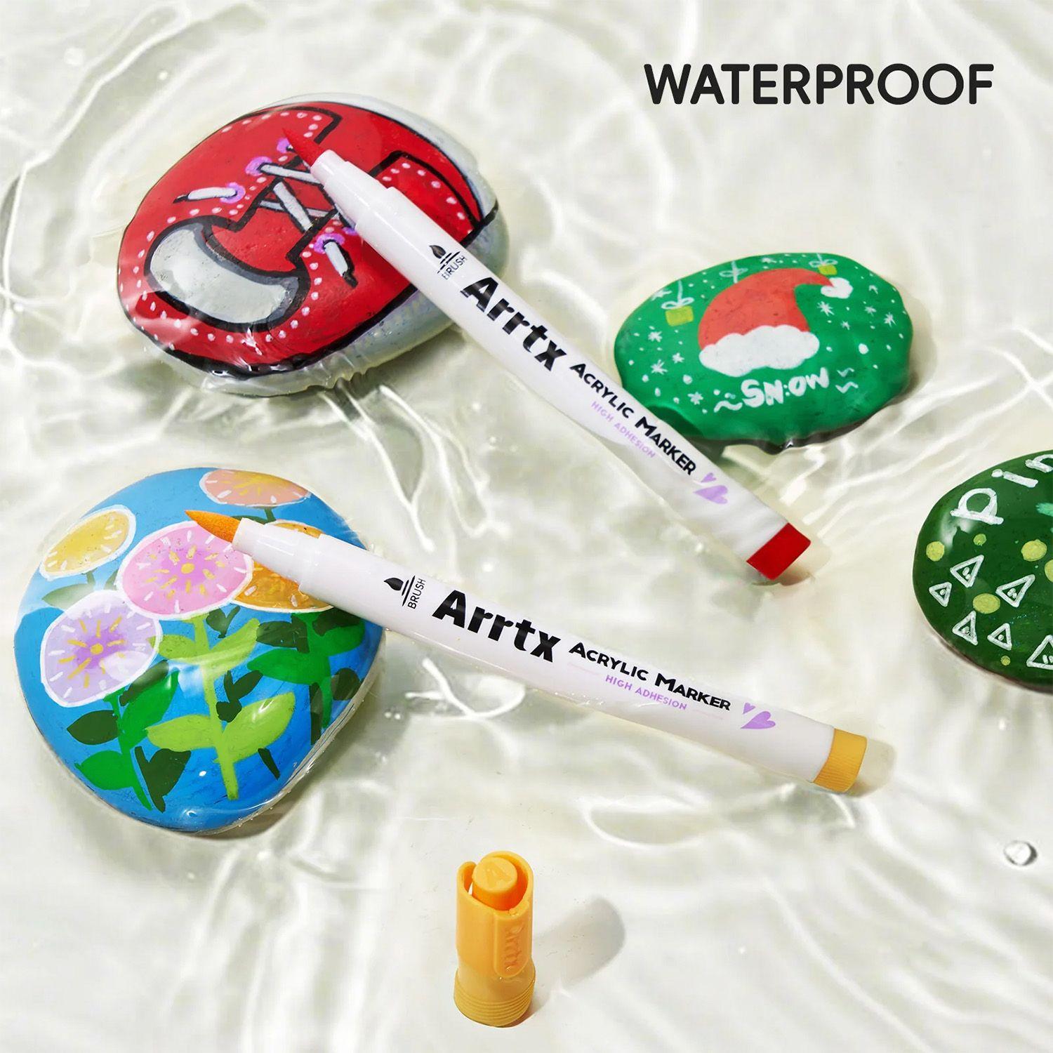 Arrtx 30 Marcadores Acrílicos Punta Pincel 30D-7