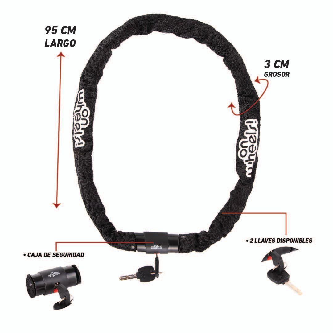 Candado Lock Plus Onwheels - Negro-6