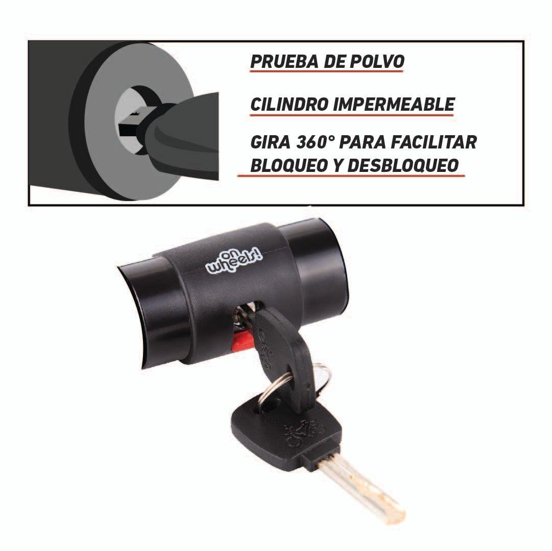 Candado Lock Plus Onwheels - Negro-8