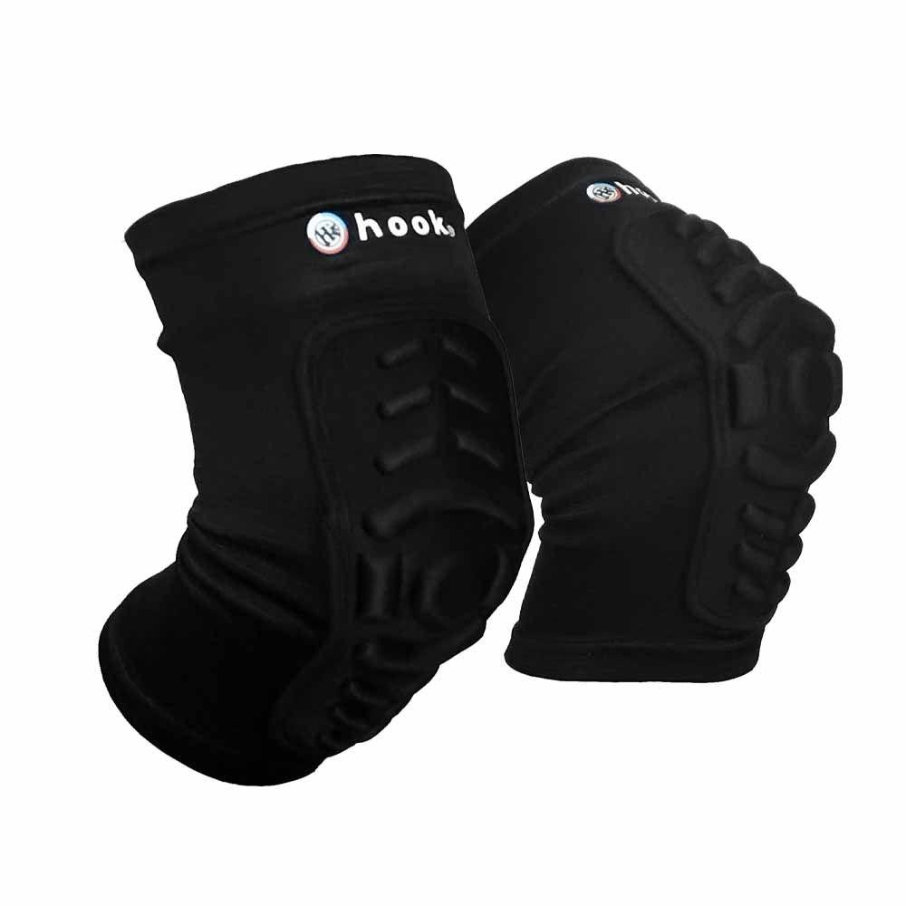 Rodillera Deportiva Para Volleybal Larga Pro Hook Negra-2