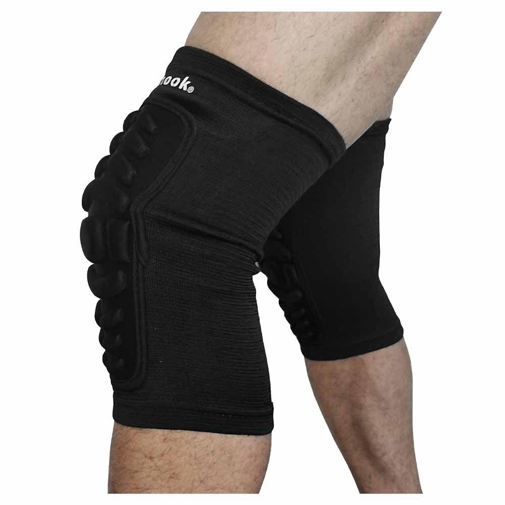 Rodillera Deportiva Para Volleybal Larga Pro Hook Negra-9