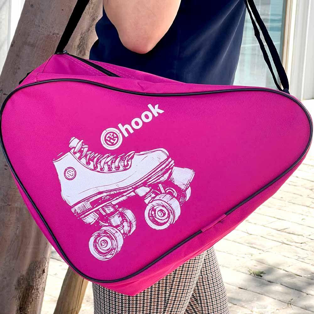 Bolso Para Patines Hook Fucsia Con Diseño-3