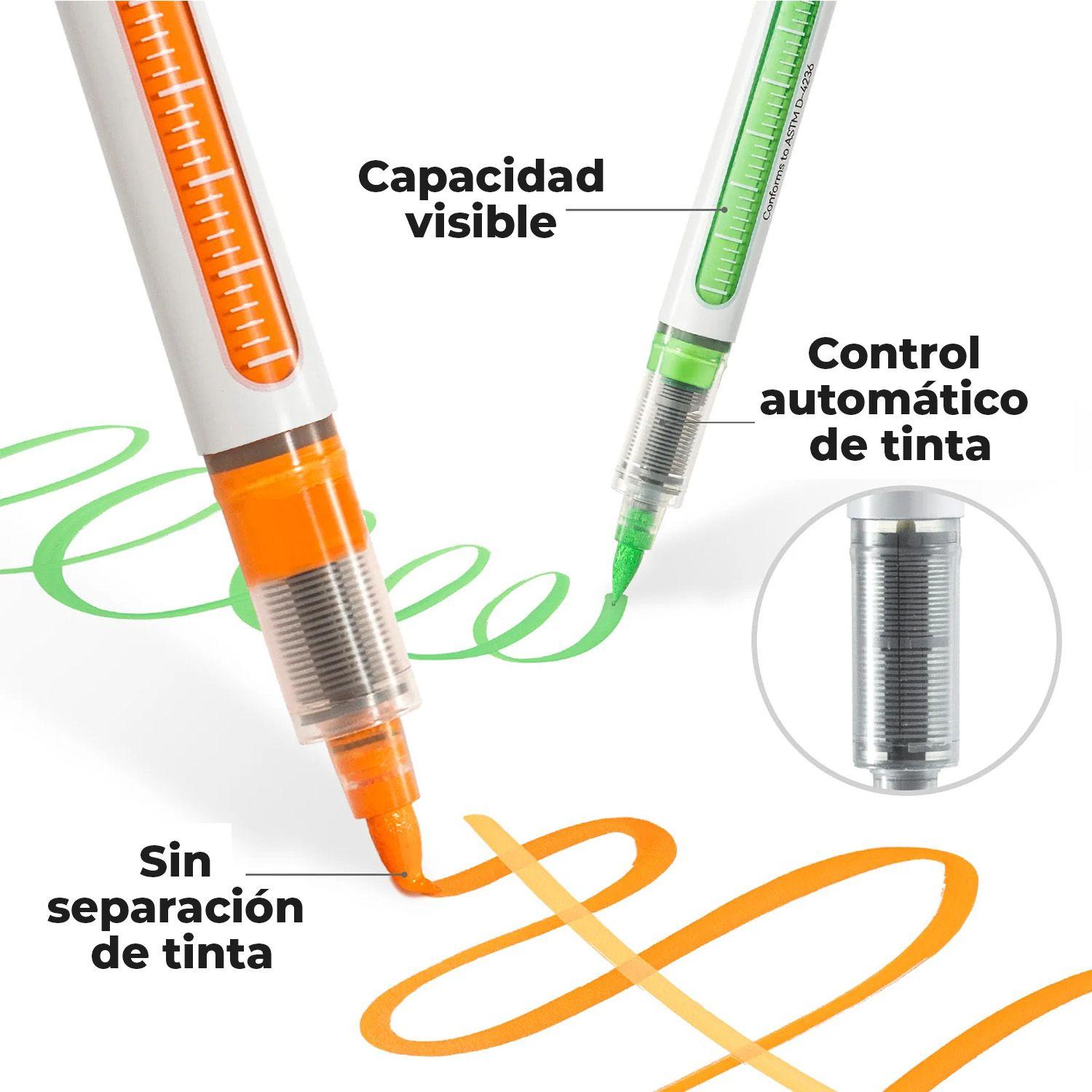 Ohuhu 24 Marcadores Acrílicos punta pincel-4