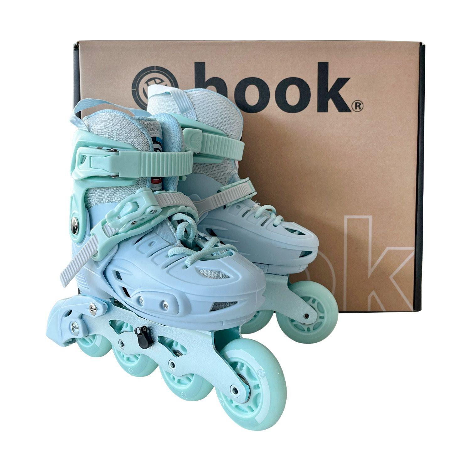 Patines en Linea Extensibles Hook Mijak Pastel Blue-1