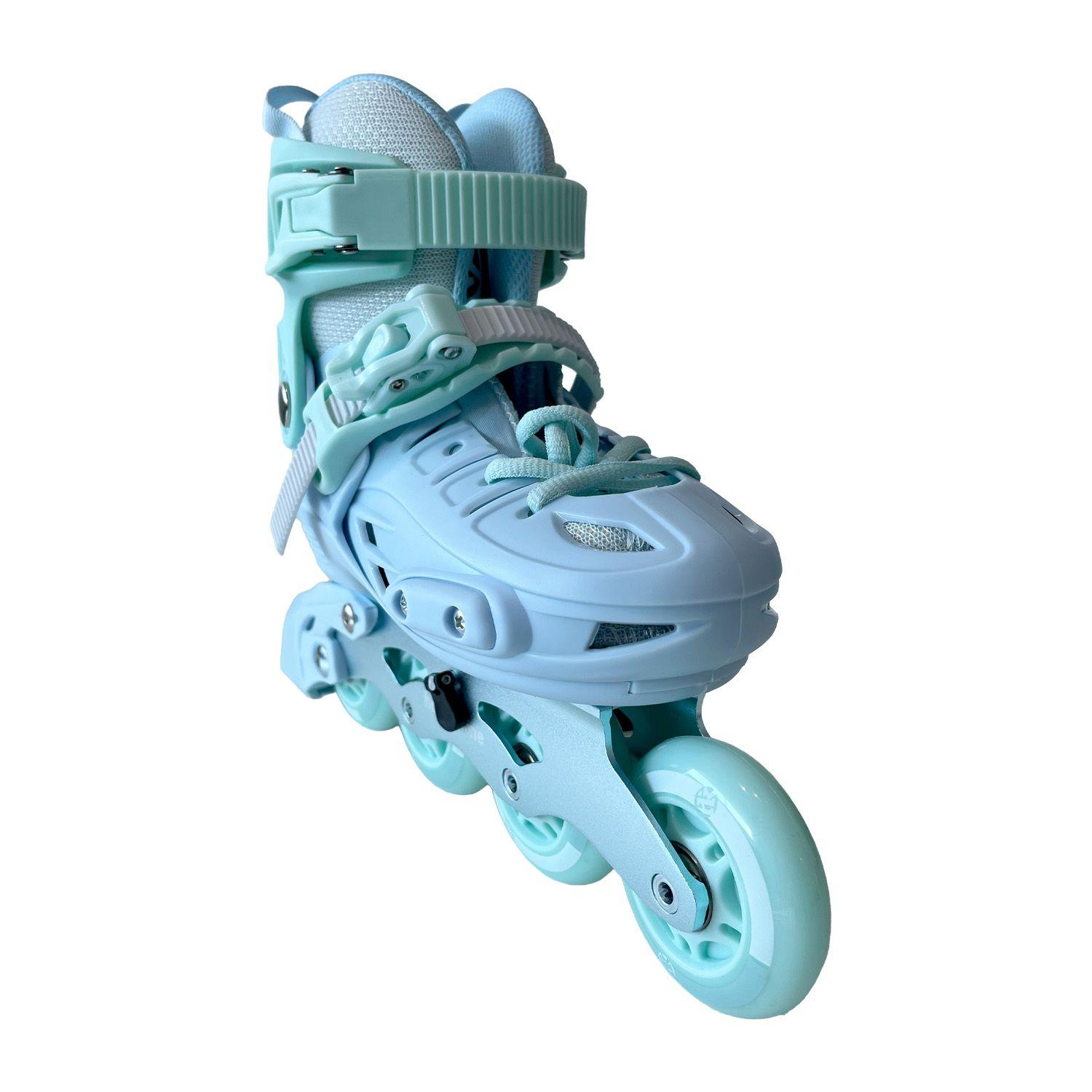Patines en Linea Extensibles Hook Mijak Pastel Blue-2