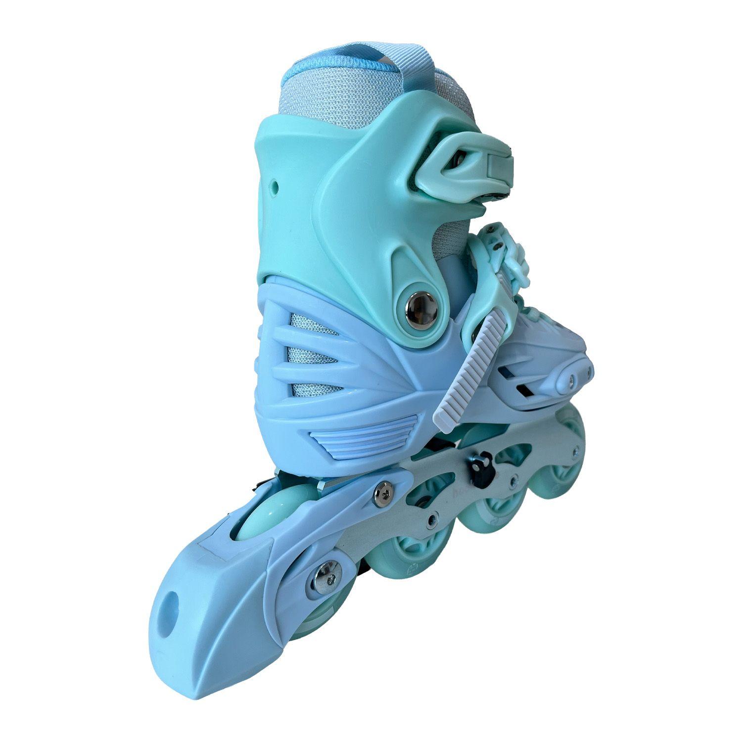 Patines en Linea Extensibles Hook Mijak Pastel Blue-3
