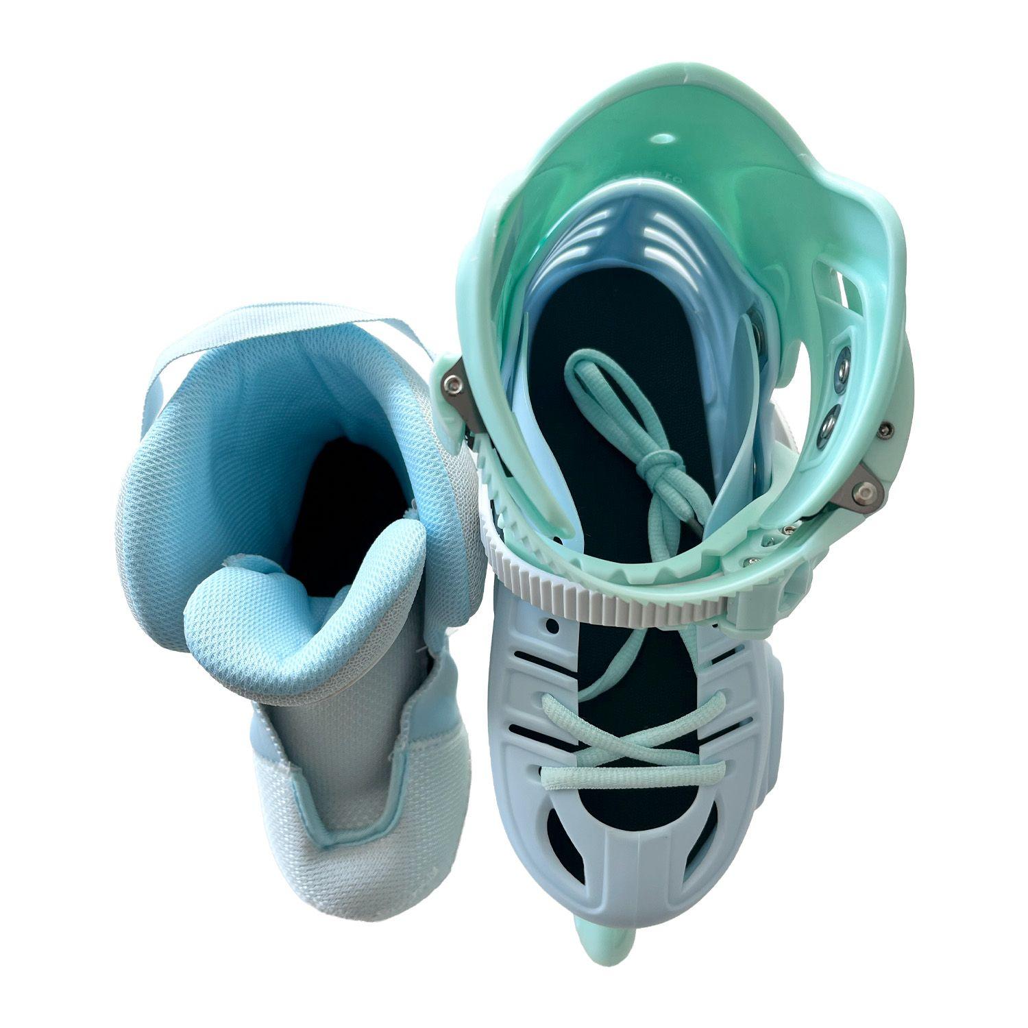 Patines en Linea Extensibles Hook Mijak Pastel Blue-8
