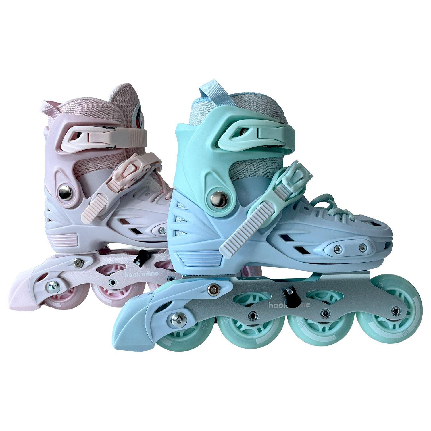 Patines en Linea Extensibles Hook Mijak Pastel Blue-9