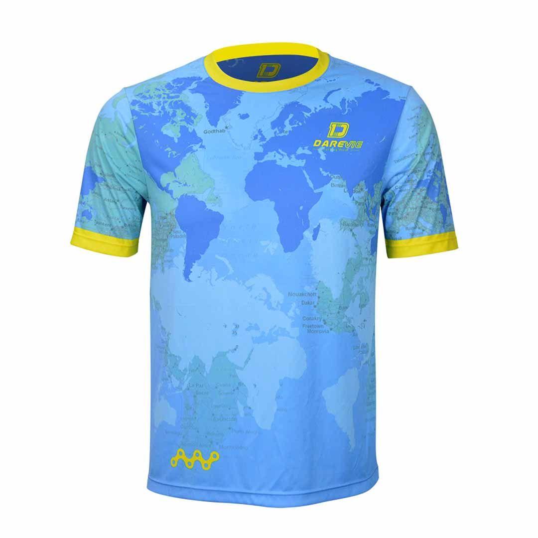 Polera Manga Corta Dvj102 Azul-0