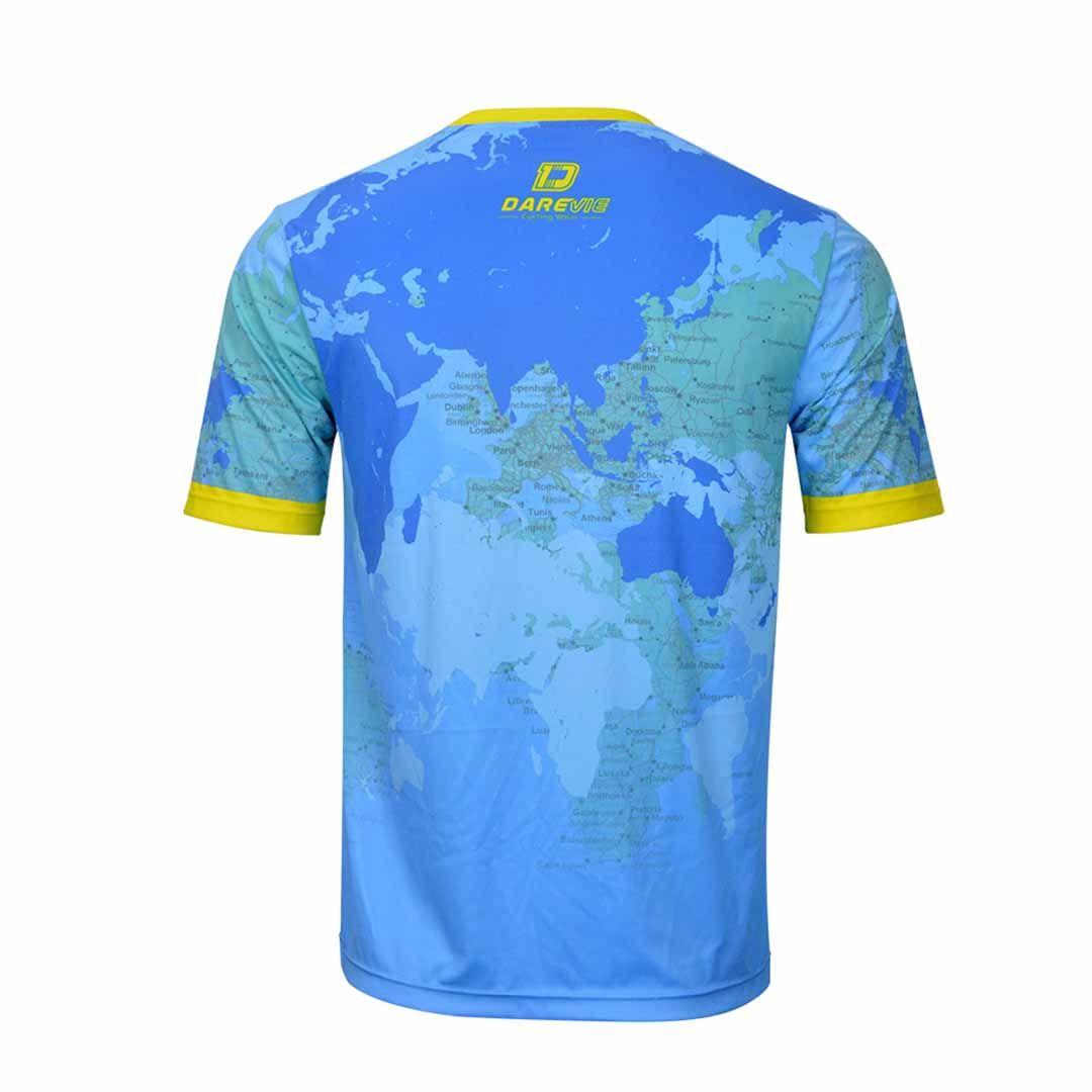 Polera Manga Corta Dvj102 Azul-2