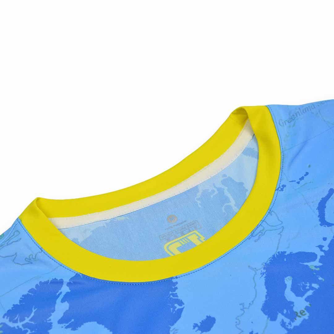 Polera Manga Corta Dvj102 Azul-4