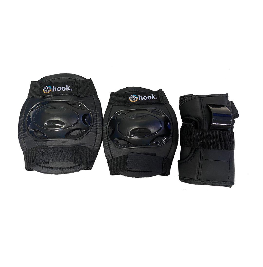 Set De Protecciones (rodilla-codo-muñeca) 309 Negra Talla L-0