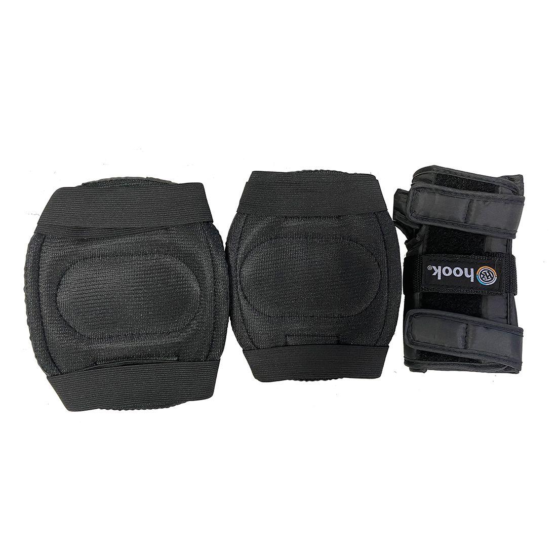 Set De Protecciones (rodilla-codo-muñeca) 309 Negra Talla L-1