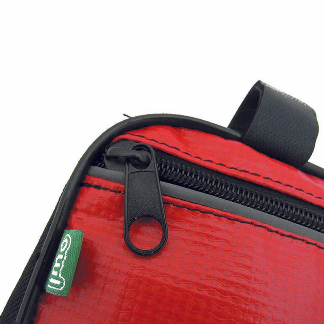 BOLSO TRIÁNGULO IMPERMEABLE DOS POSICIONES ROJO-4