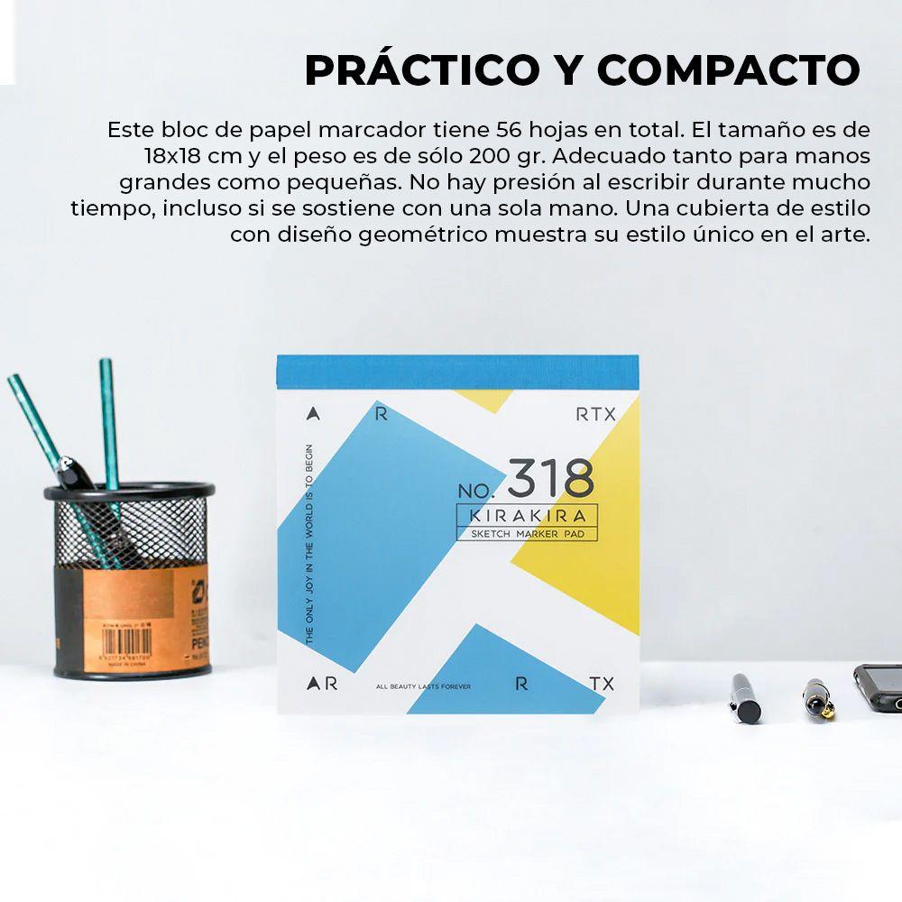 Arrtx Cuaderno de Bocetos para Marcadores 18x18cm-2