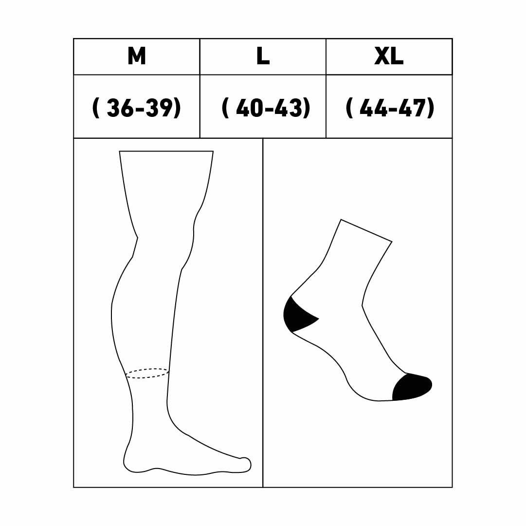 Calcetines Funstep Essentials Negro/gris  M ( 36-39)-6