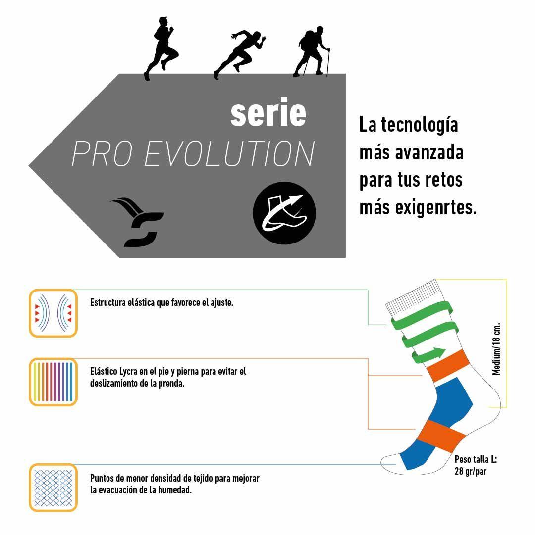Calcetines Funstep Pro Evo Running Negro Xl ( 44-47)-5
