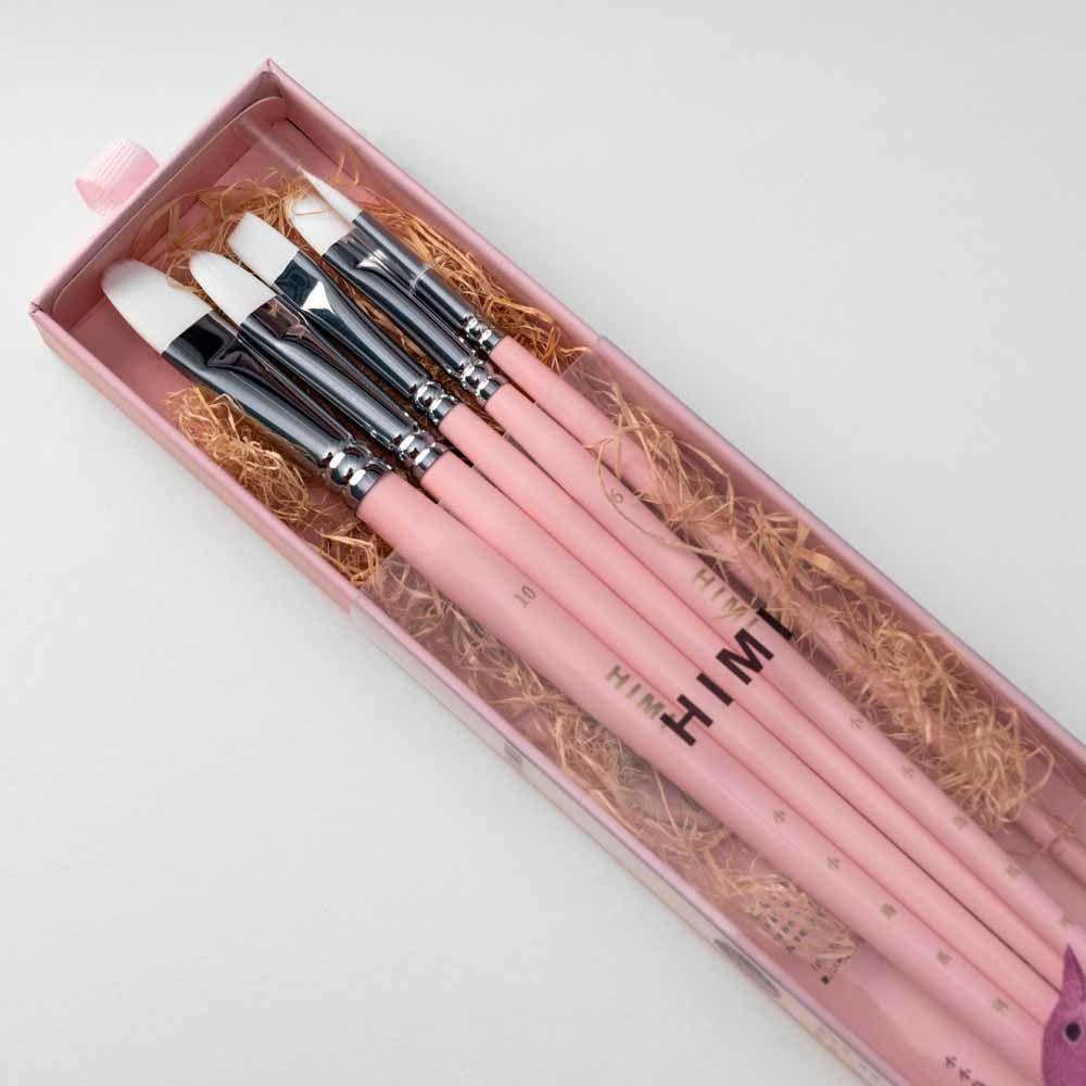 Himi - Miya Little Bird Set De 5 Pinceles Rosado-2