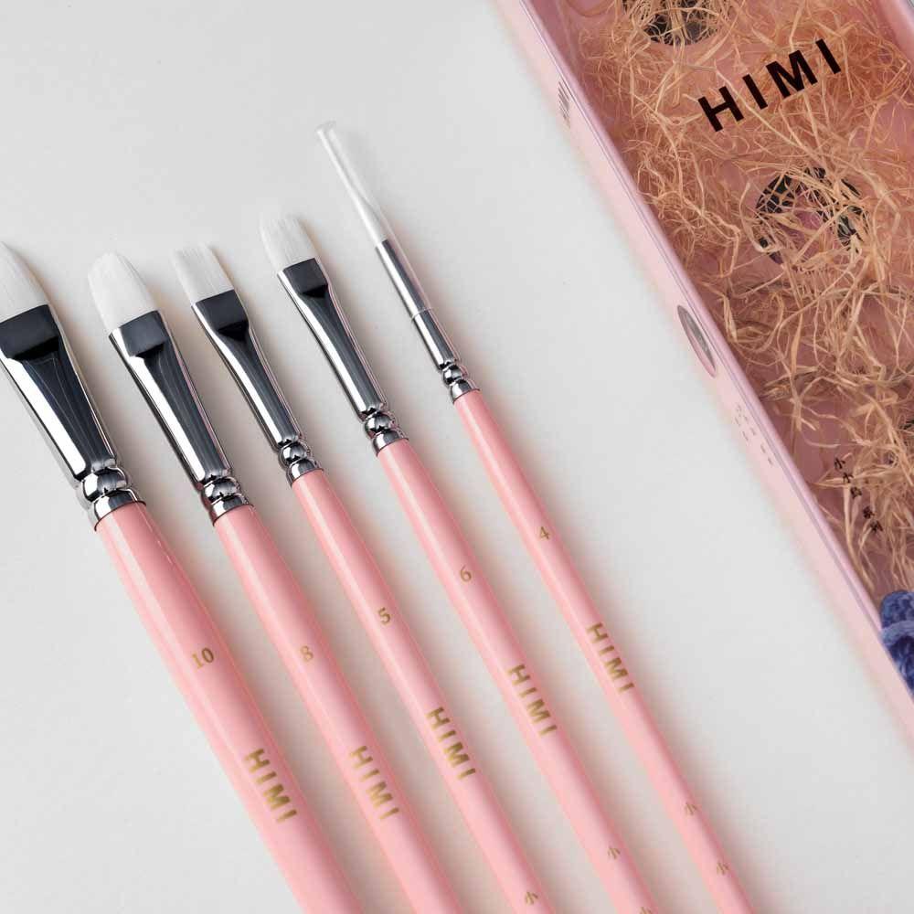 Himi - Miya Little Bird Set De 5 Pinceles Rosado-4