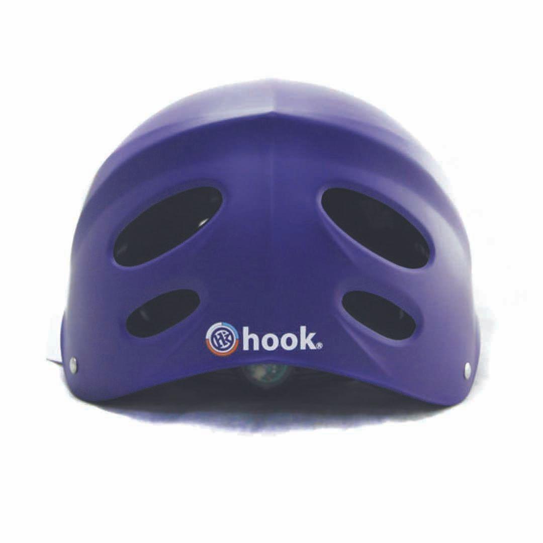 Casco Street Hook Con Luz Morado-3