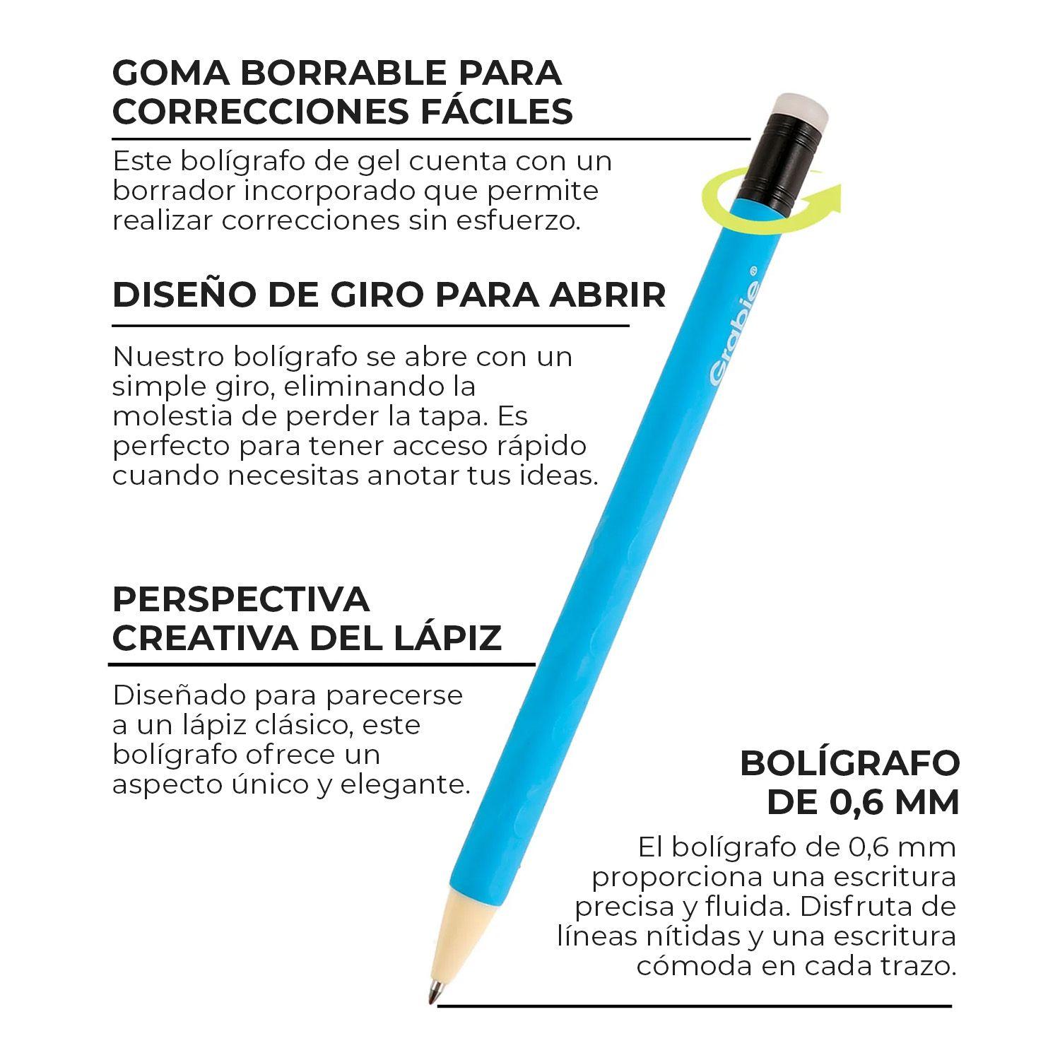 Grabie Set de 9 Bolígrafos de Gel Borrables Tonos Morandi-2