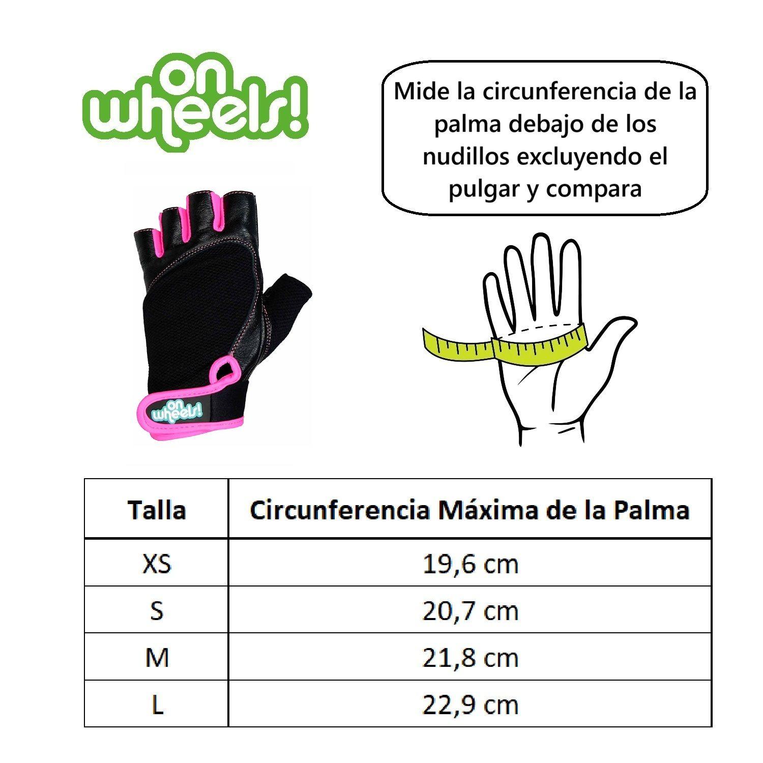 Guantes De Entrenamiento Para Pesas Black Pink Onwheels-1