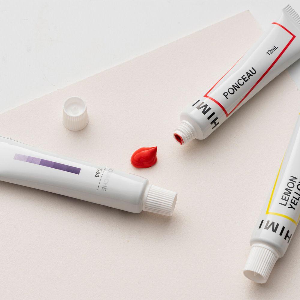Set himi 18 tubos de pintura gouache 12ml-2