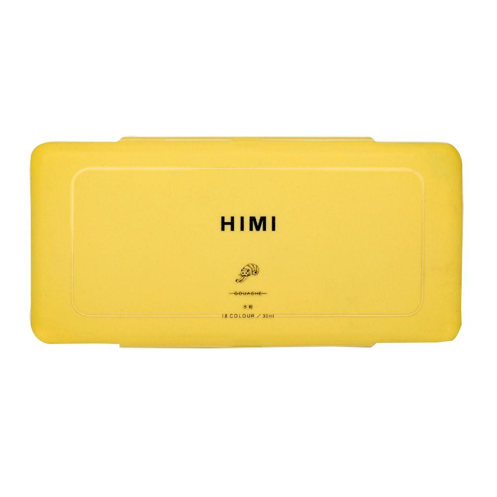 Set Himi gouache 18 colores / 30gr (sin pincel) Amarillo-4