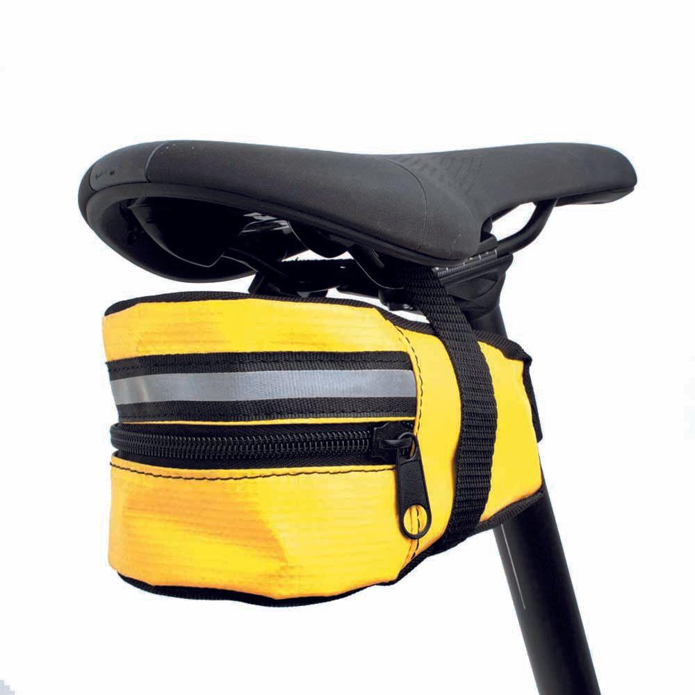 BOLSO BICICLETA SILLÍN IMPERMEABLE AMARILLO-3
